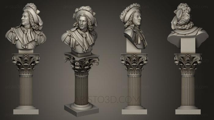 Busts and heads antique and historical (BUSTA_0242) 3D model for CNC machine